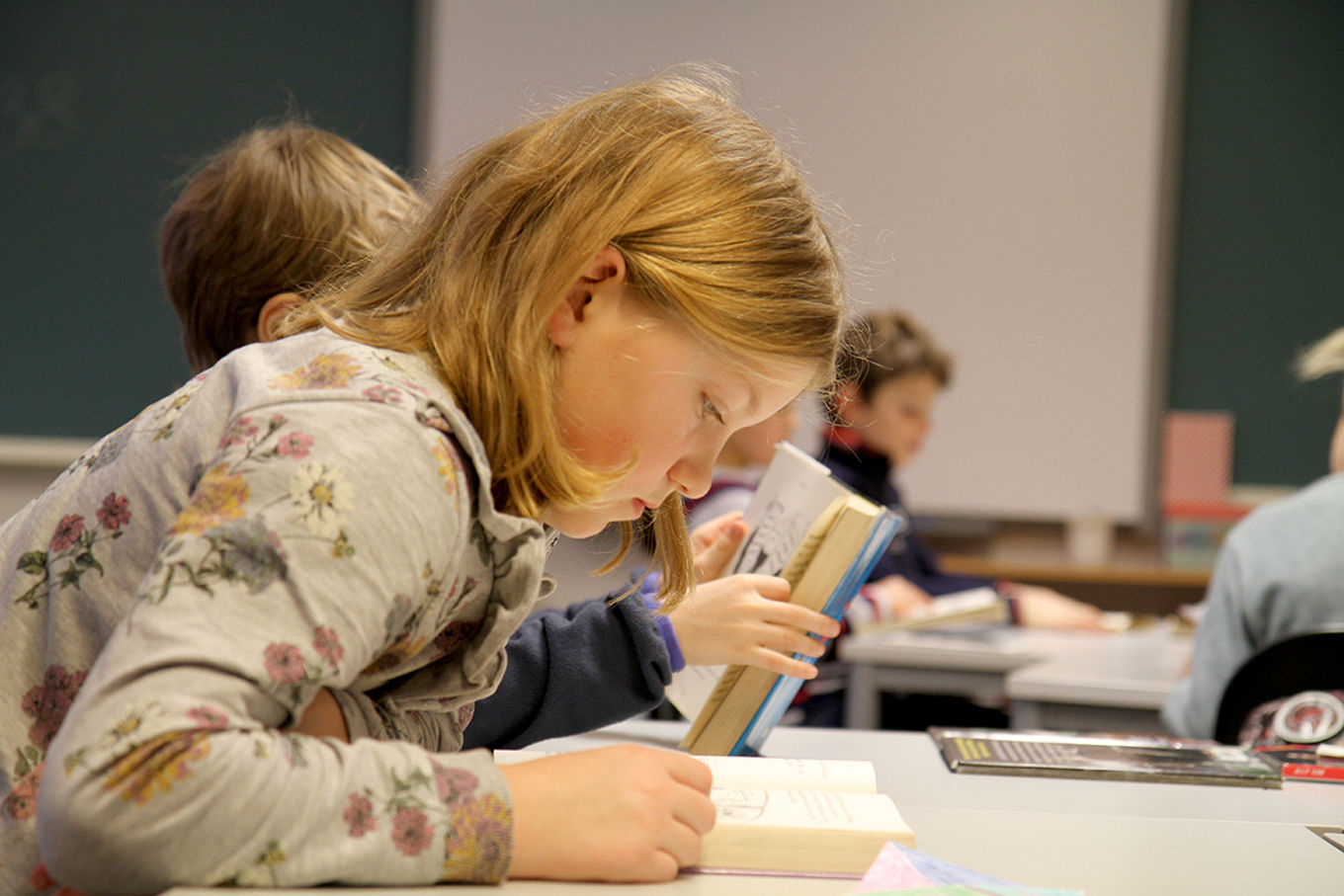 Foto: Heidi M. Skjebstad Elev som leser