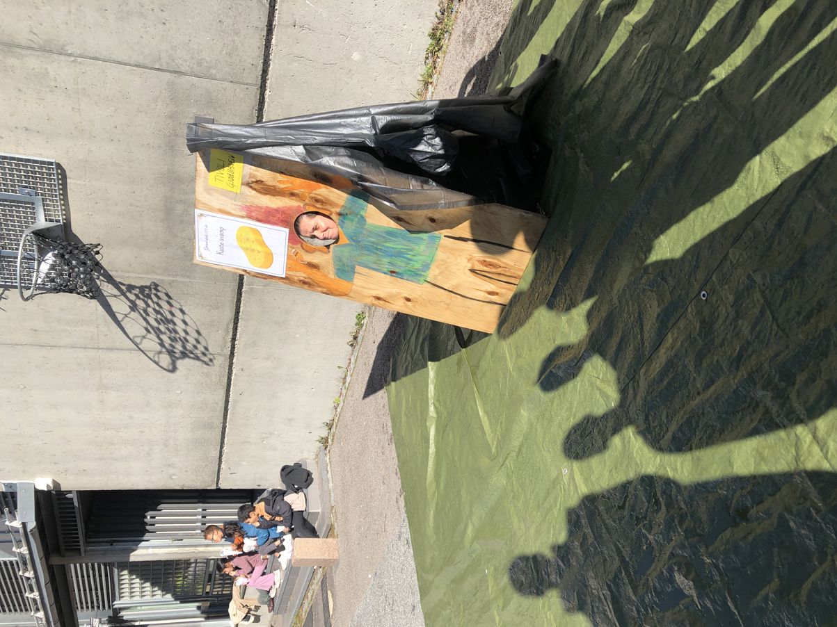 et maleri på en vegg